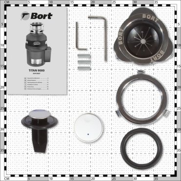Измельчитель Bort TITAN 9000 серый - ForteMarket Измельчитель Bort TITAN 9000 серый купить,0