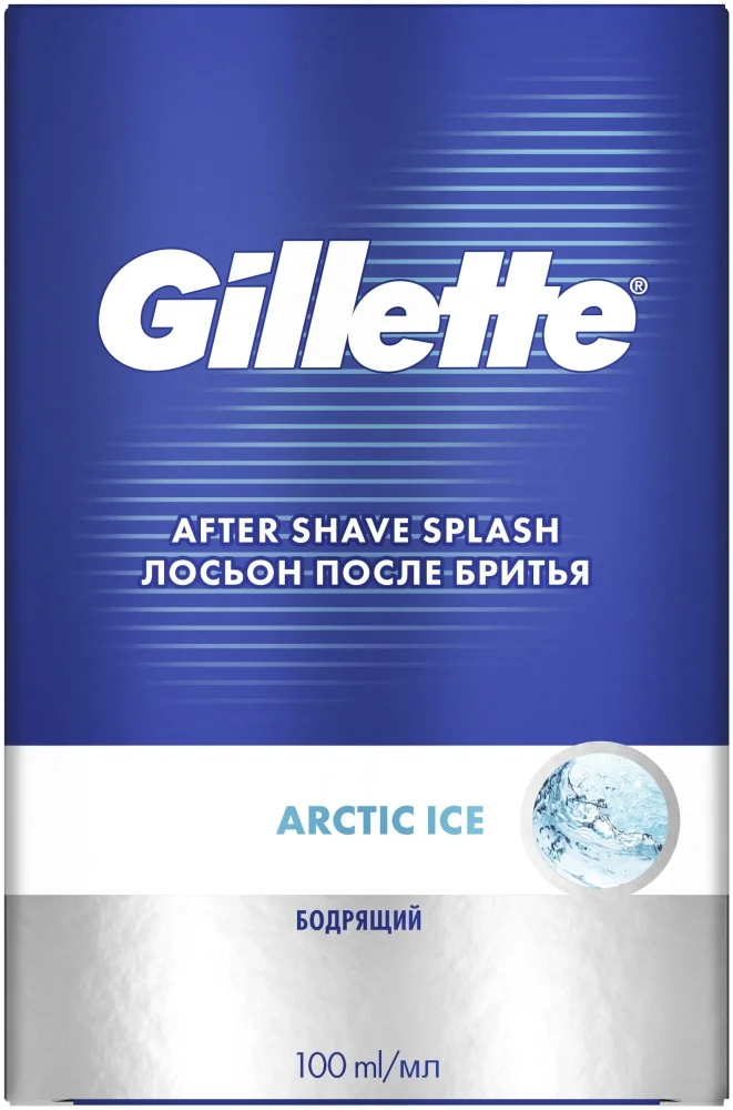 Лосьон после бритья Gillette Arctic Ice 100мл купить,NaN
