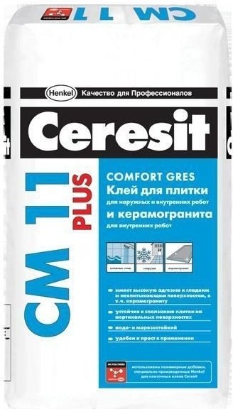 Клей для плитки Ceresit CM 11 Plus 25 кг 