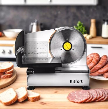 Ломтерезка Kitfort КТ-6269 белый, черный - ForteMarket Ломтерезка Kitfort КТ-6269 белый, черный купить,0