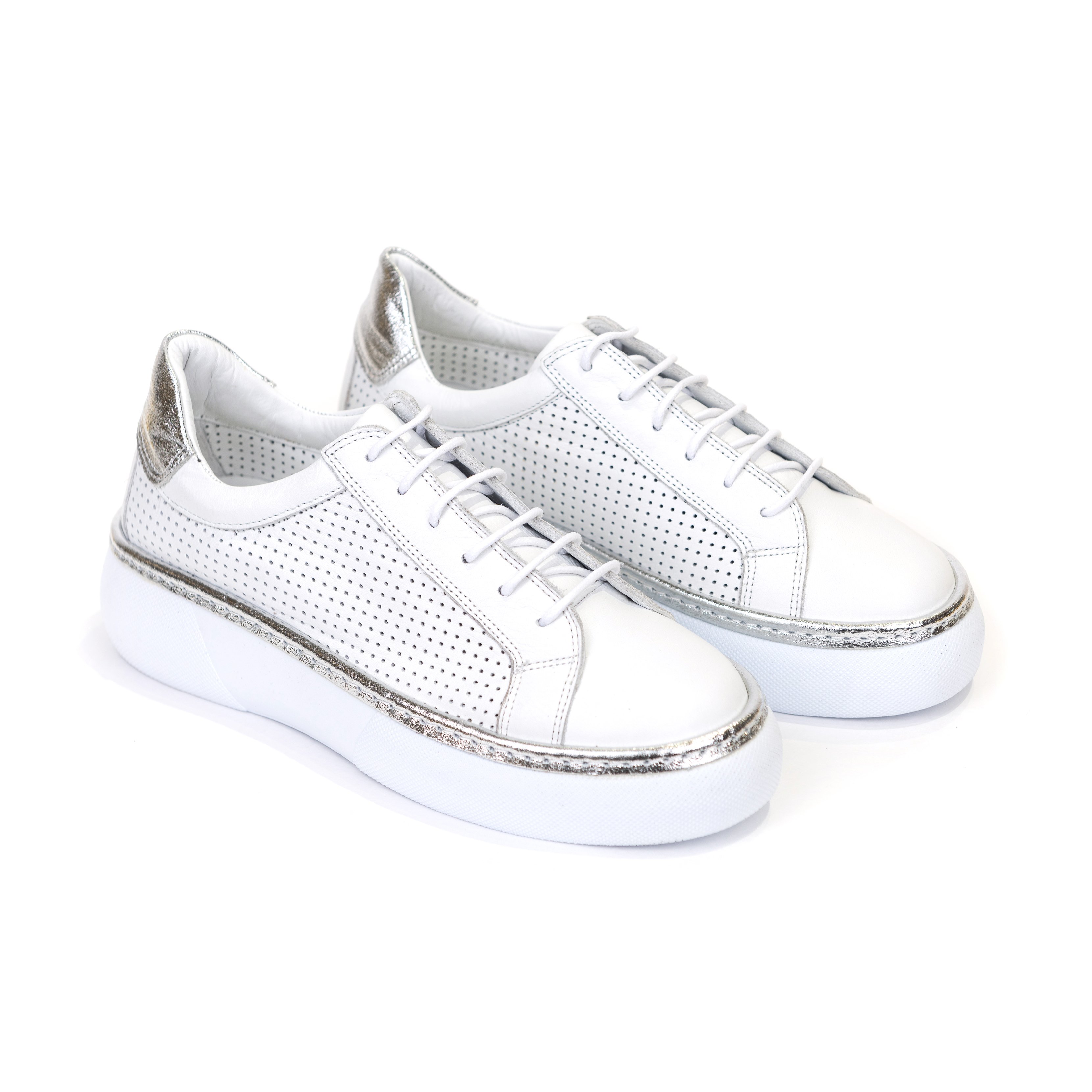 Кроссовки Shoesmarket SM456-1BEYAZ white 37 купить,NaN
