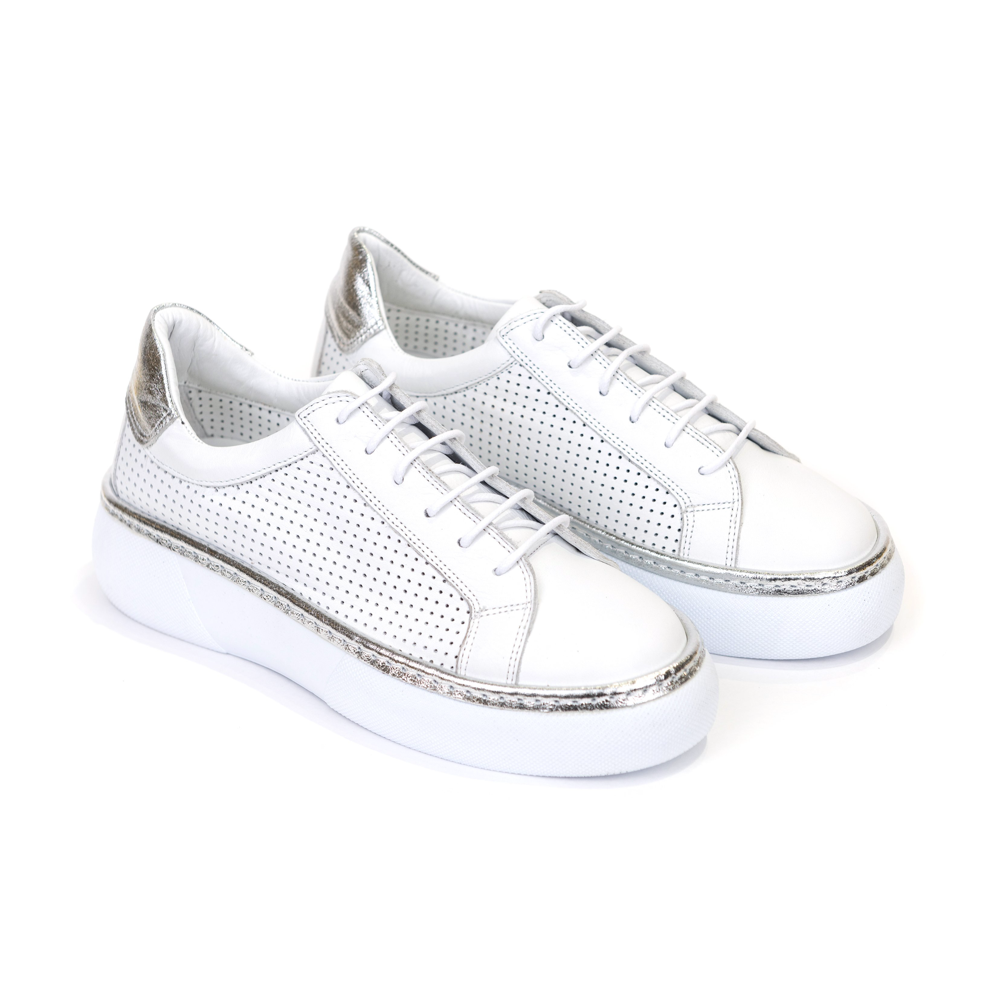 Кроссовки Shoesmarket SM456-1BEYAZ white 39 купить,NaN