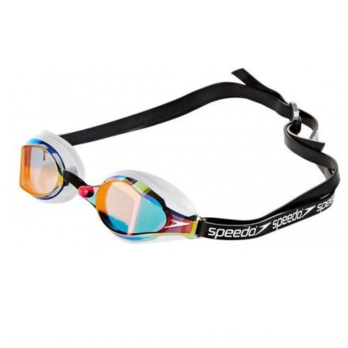 Очки для плавания Speedo Fastskin spesocket mirror white copper черные