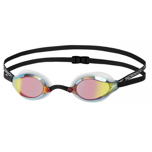 Очки для плавания Speedo Fastskin spesocket mirror white copper черные купить,NaN
