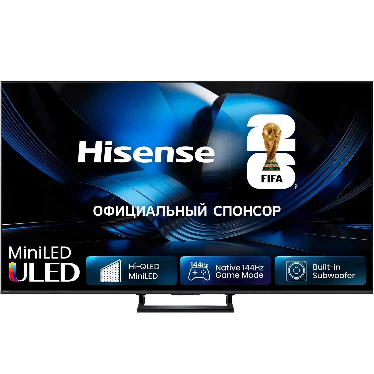 Телевизор 55" (140 см) Hisense 55U7S QLED UHD Black