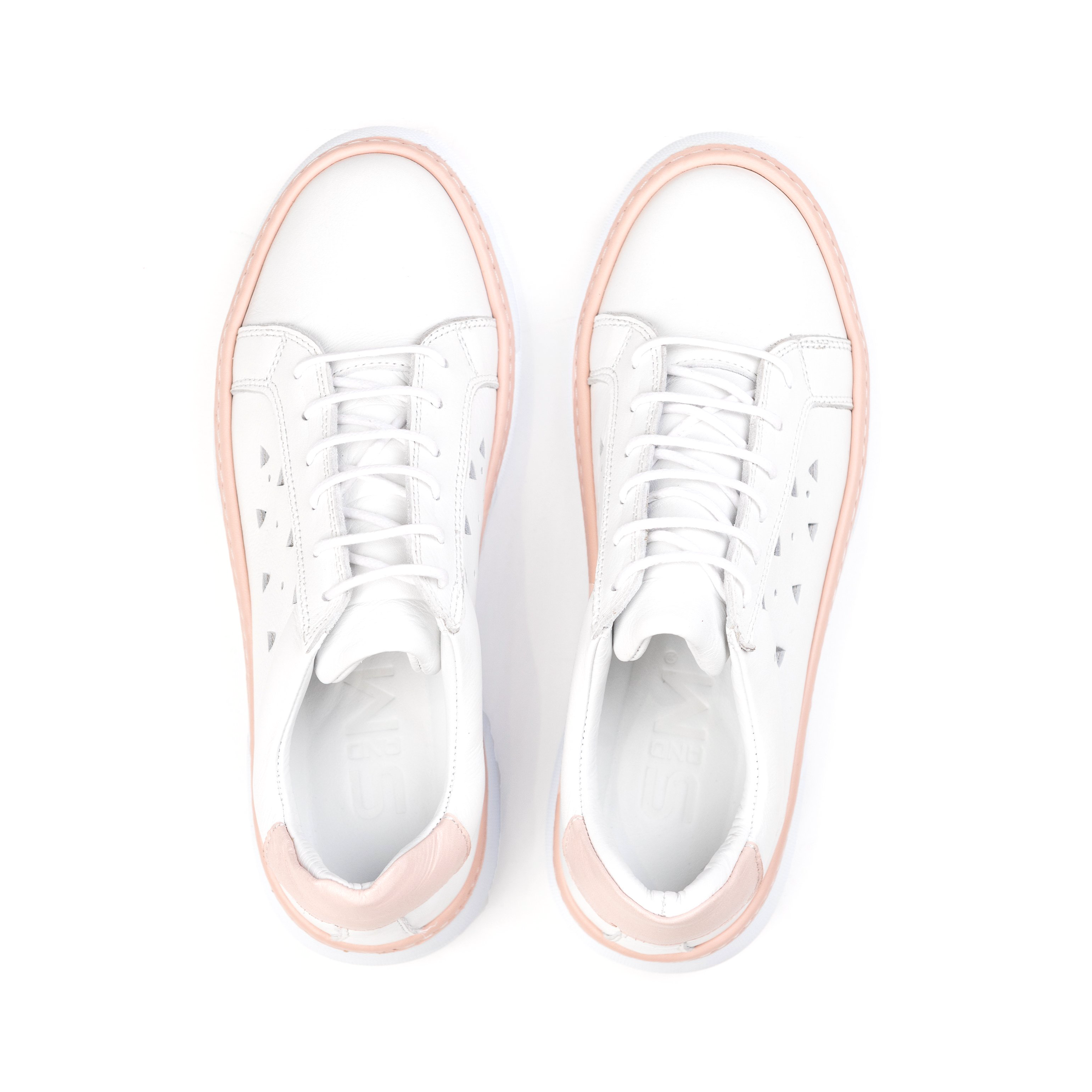 Кроссовки Shoesmarket SM456-2BEYAZ pink-white 37 купить,NaN
