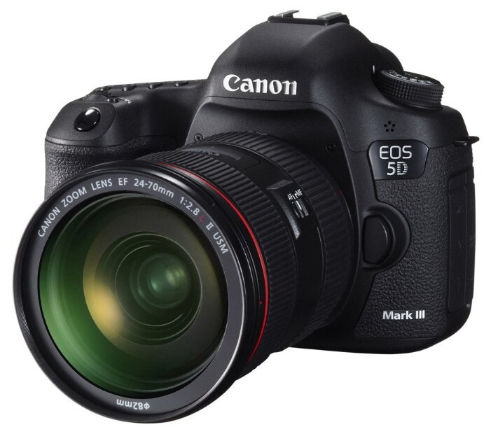 Фотоаппарат зеркальный Canon EOS 5D Mark III Kit 24-105 IS черный купить,0