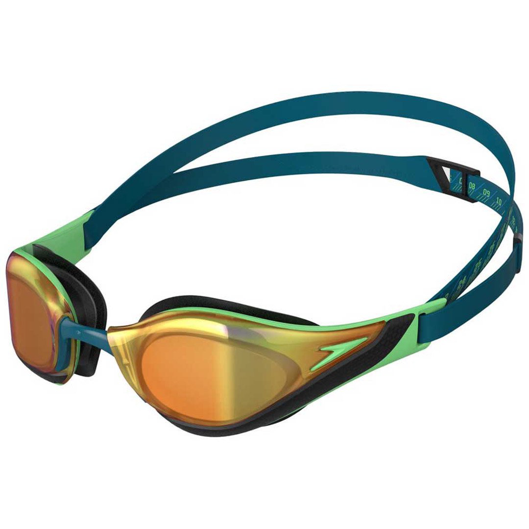 Очки для плавания Speedo Fastskin green gold черные купить,NaN
