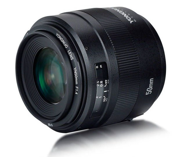 Объектив Yongnuo YN 50mm f/1.4 Canon EF черный купить,NaN