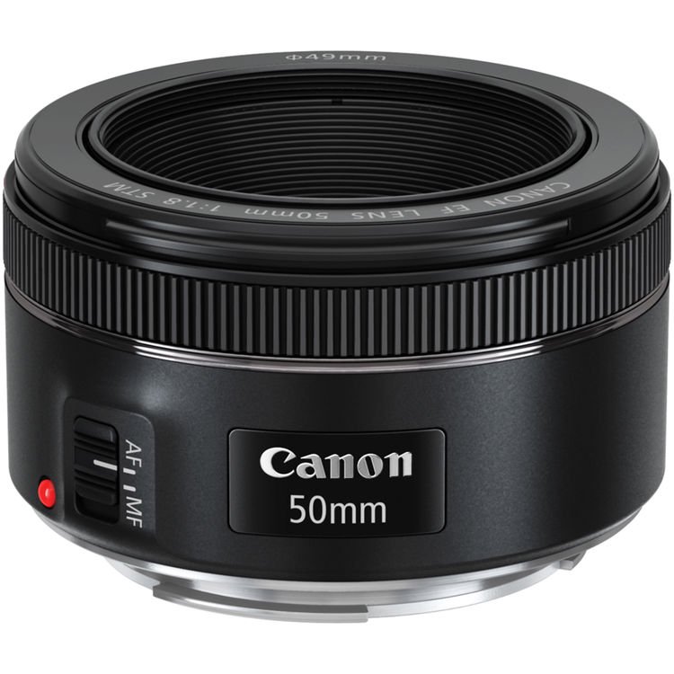 Объектив Canon EF 50mm f/1.8 STM черный