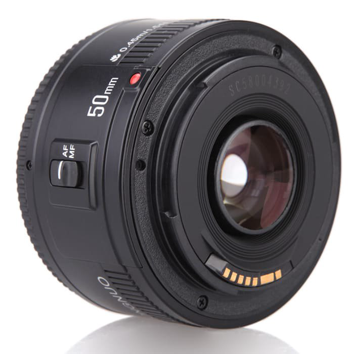 Объектив Yongnuo Af 50 mm f/1.8 Canon EF черный купить,NaN