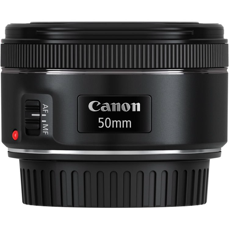 Объектив Canon EF 50mm f/1.8 STM черный купить,NaN
