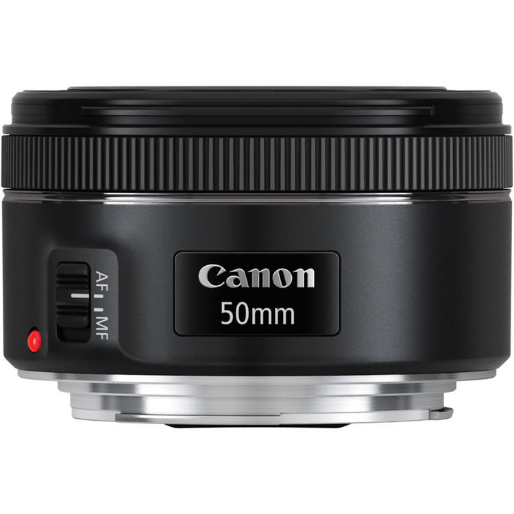 Объектив Canon EF 50mm f/1.8 STM черный купить,NaN