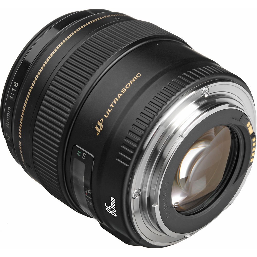Объектив Canon 85mm f/1.8 USM черный купить,NaN