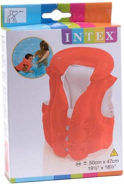 Жилет для плавания Intex 58671NP красный - ForteMarket Жилет для плавания Intex 58671NP красный купить,0