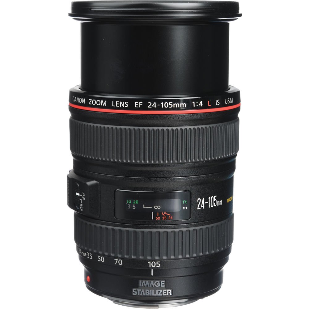 Объектив Canon EF 24-105mm f/4L IS USM черный купить,0
