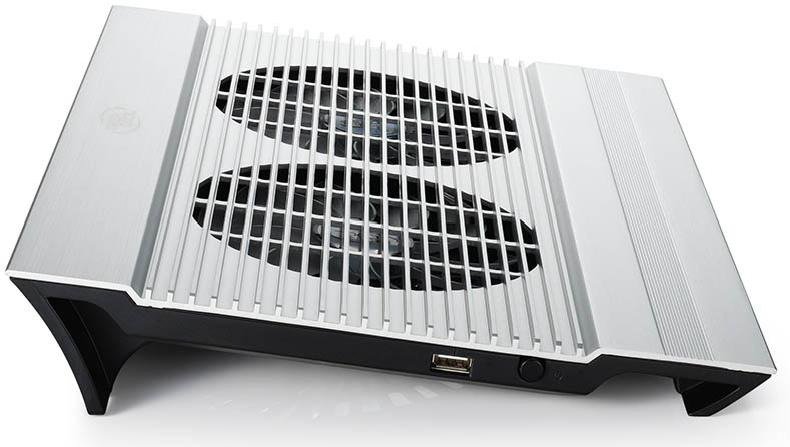Подставка для ноутбука Deepcool N8 17" серебристая - ForteMarket Подставка для ноутбука Deepcool N8 17" серебристая купить,0