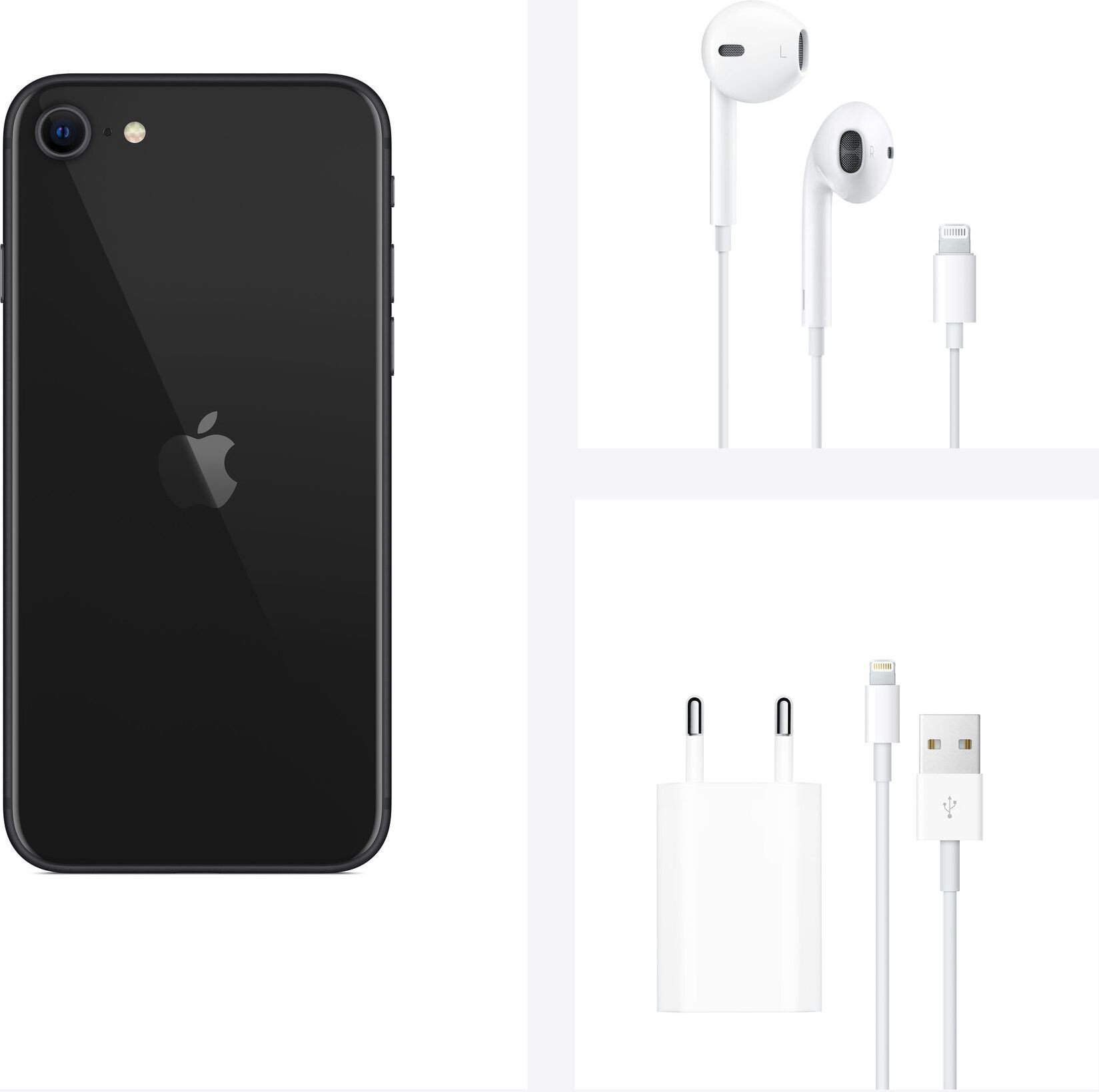 Смартфон Apple iPhone SE 2020 128Gb Slim Box Black купить,NaN