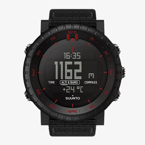  Часы Suunto Core black red черно-красные купить,NaN