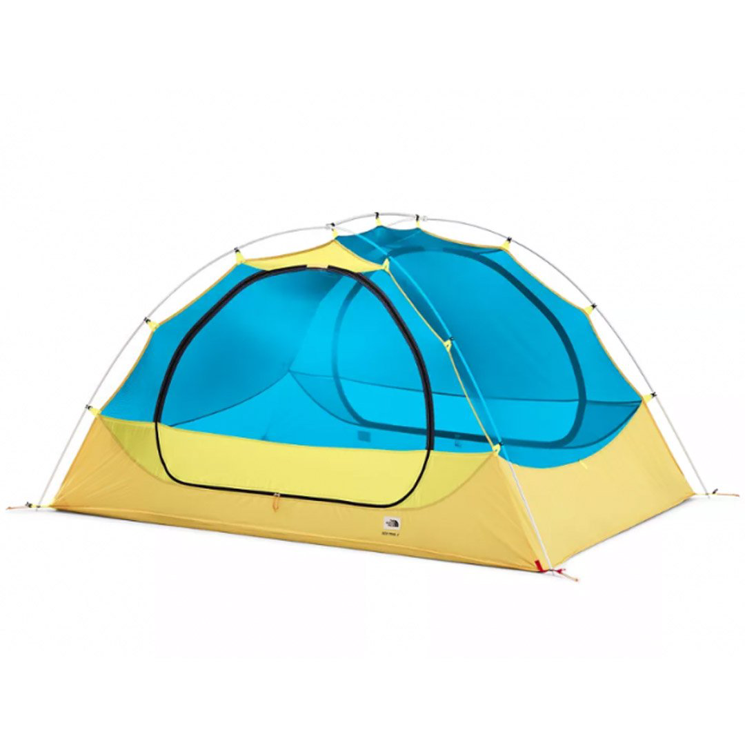 Палатка The North Face Eco trail 3 желто-синяя купить,NaN