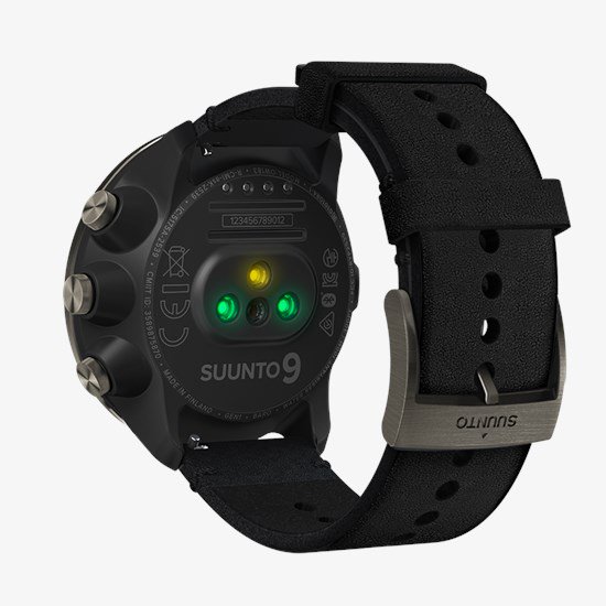 Умные часы Suunto 9 G1 Baro titanium leather черные   