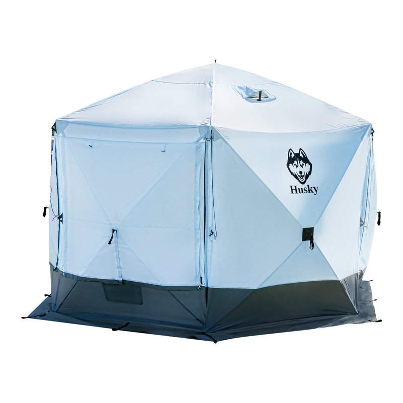 Шатер Husky H-GB-06 6 стен диаметр 3,4м Blue