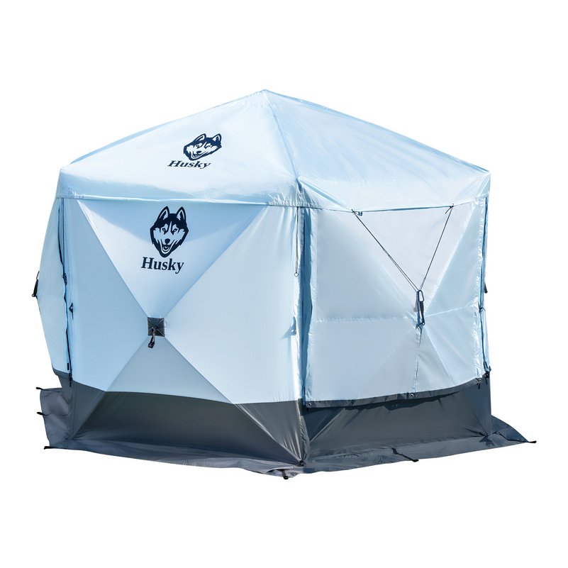 Шатер Husky H-GB-06 6 стен диаметр 3,4м Blue - ForteMarket Шатер Husky H-GB-06 6 стен диаметр 3,4м Blue купить,0