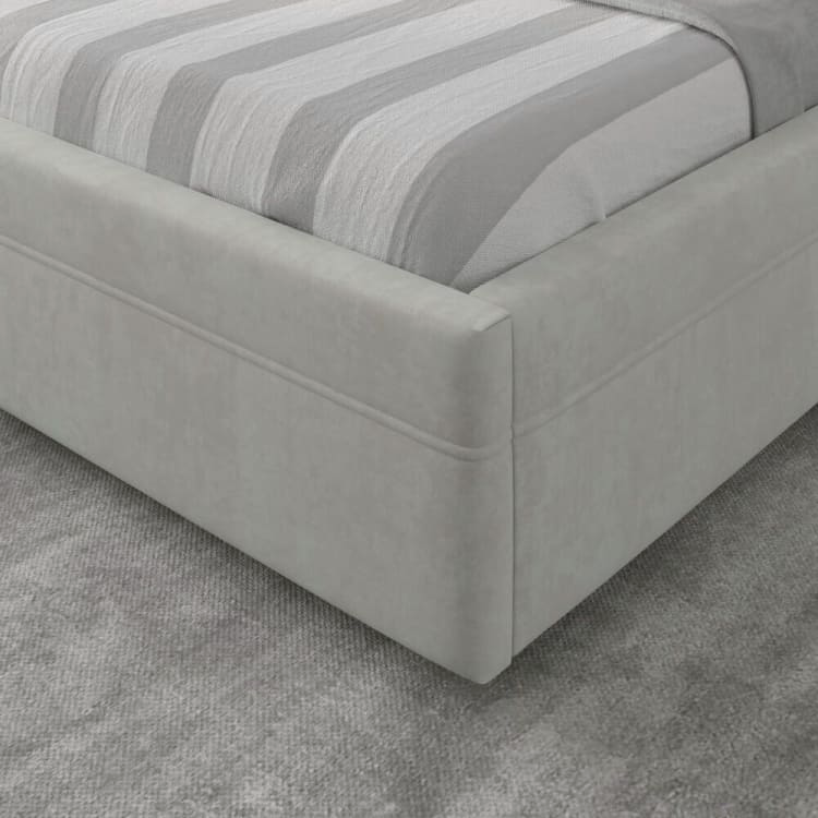 Кровать Мебель Азии Vanessa-3 200х140х116.5см светло-серый купить,NaN