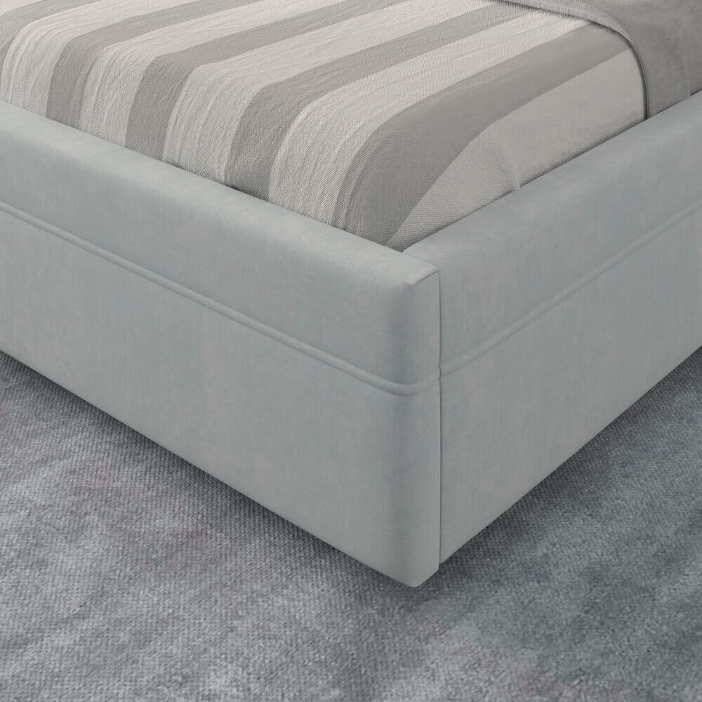 Кровать Мебель Азии Vanessa-2 200х160х116.5см серый купить,NaN