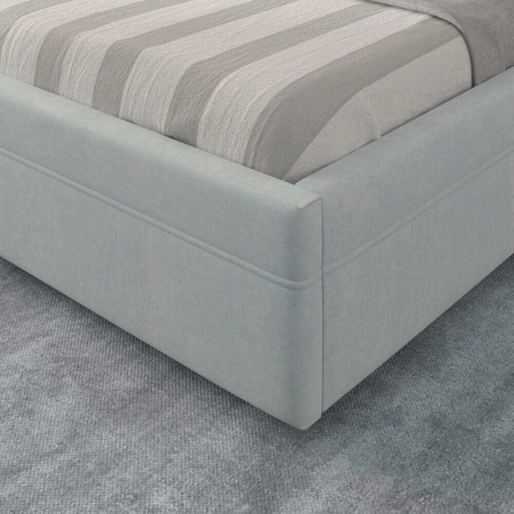Кровать Мебель Азии Vanessa-2 200х140х116.5см серый купить,NaN