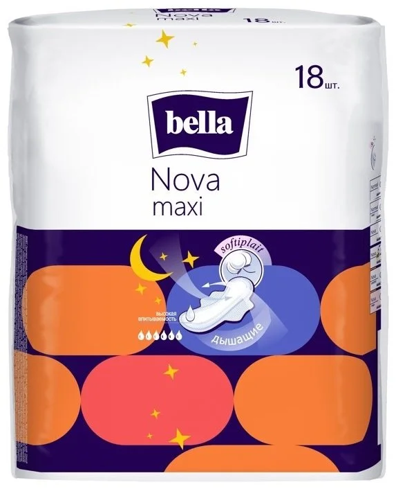 Прокладки Bella Nova Maxi 18шт купить,NaN