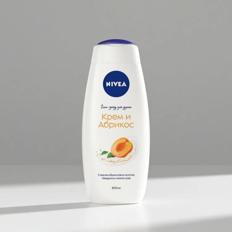 Гель для душа Nivea Крем и Абрикос 500мл купить,NaN