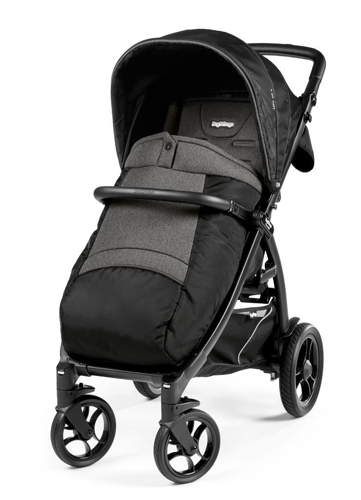 Коляска прогулочная PEG PEREGO BOOKLET 50 S VIBES черная купить,NaN