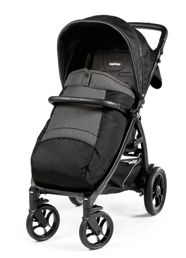 Коляска прогулочная PEG PEREGO BOOKLET 50 S VIBES черная купить,NaN