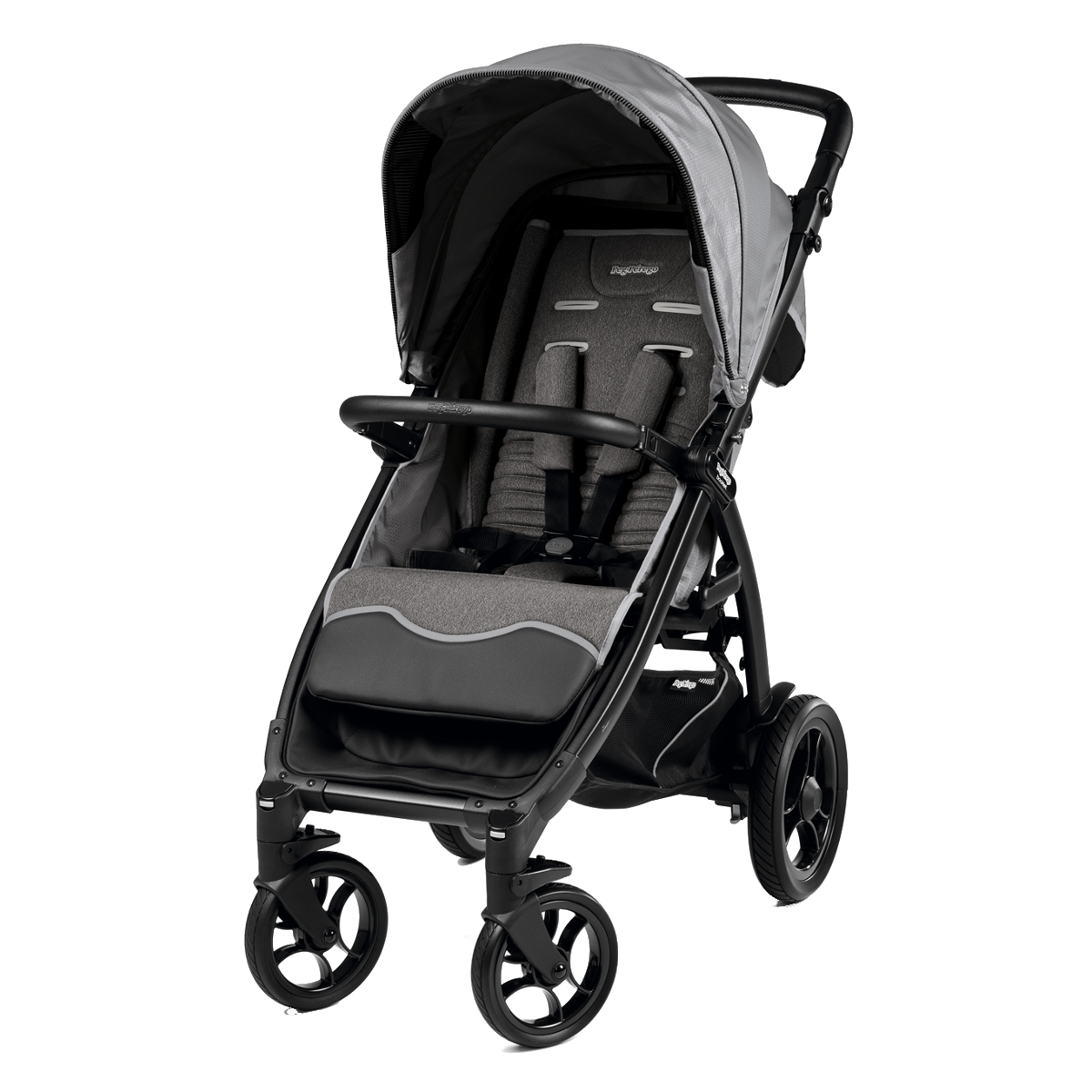 Коляска прогулочная PEG PEREGO BOOKLET 50 S VIBES черная купить,NaN