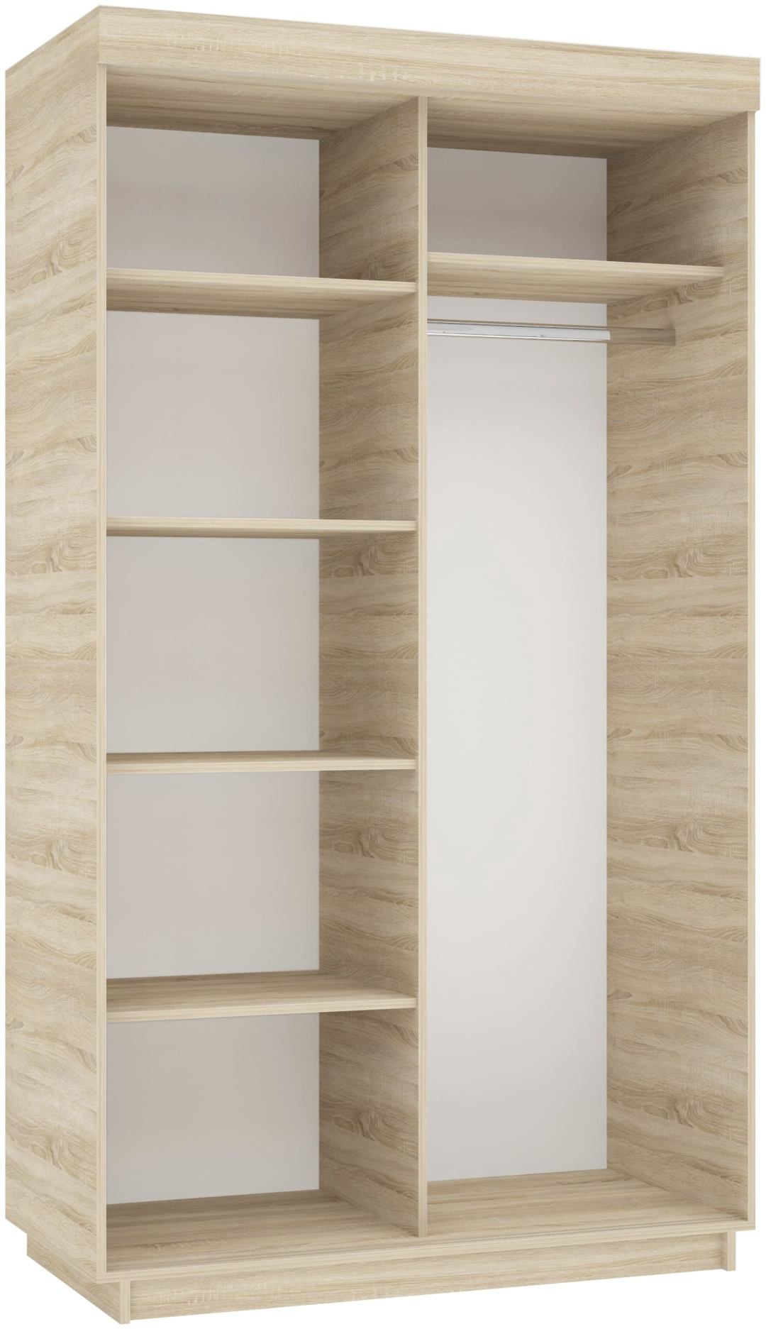 Шкаф-купе Мебель Азии Lite 2 1400х2120х595см сонома купить,NaN