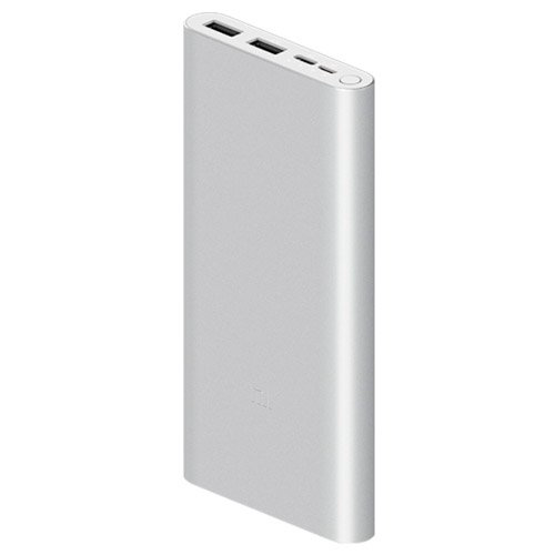 Power Bank Xiaomi Mi 3 PLM13ZM 10000mAh серебристый купить,NaN