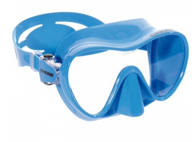 Маска для плавания Cressi F1 ZDN281020 голубая