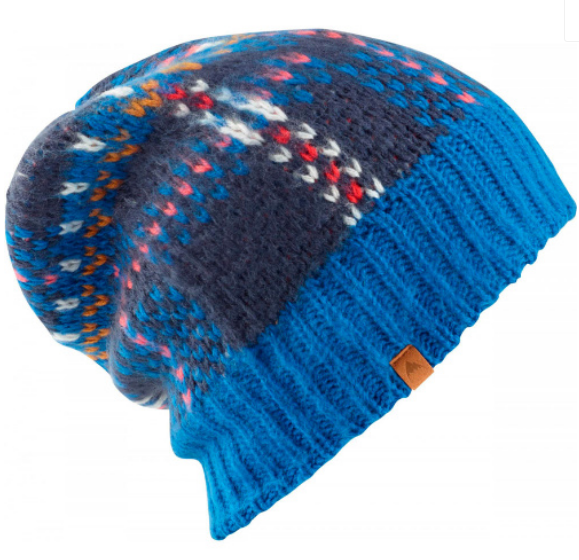 Шапка женская Burton Elle 151901 голубая купить,NaN