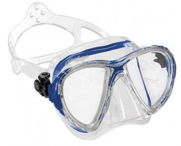 Маска для плавания Cressi Big eyes evolution DS340062 прозрачно-голубая