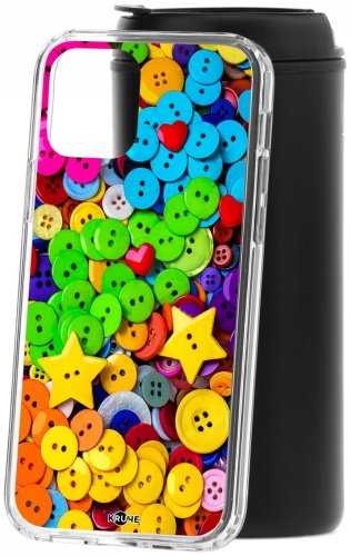 Чехол КRUЧЕ Пуговки для iPhone 12/12 Pro купить,NaN
