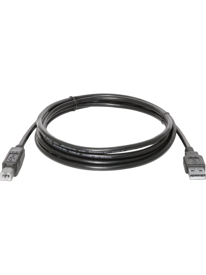 Кабель Defender USB04-06 USB2.0 AM-BM 1.8м черный