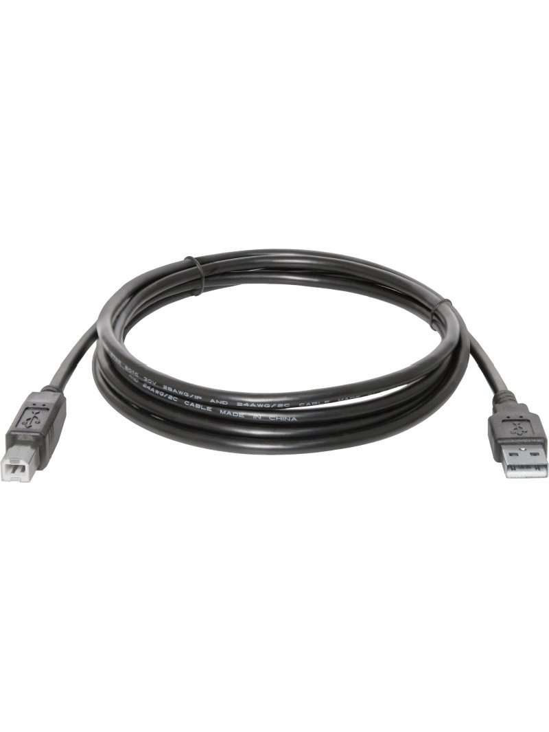 Кабель Defender USB04-06 USB2.0 AM-BM 1.8м черный