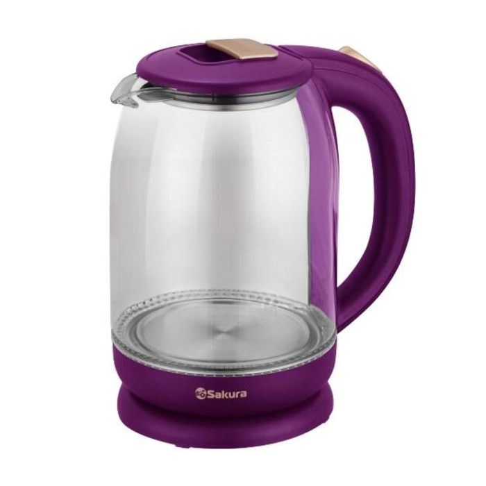 Электрочайник Sakura SA-2709V 1.8л фиолетовый купить,NaN