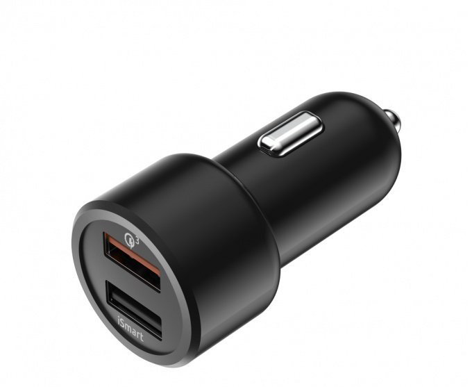 Зарядное устройство автомобильное Olmio 30W черное - ForteMarket Зарядное устройство автомобильное Olmio 30W черное купить,2190