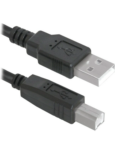 Кабель Defender USB04-06 USB2.0 AM-BM 1.8м черный