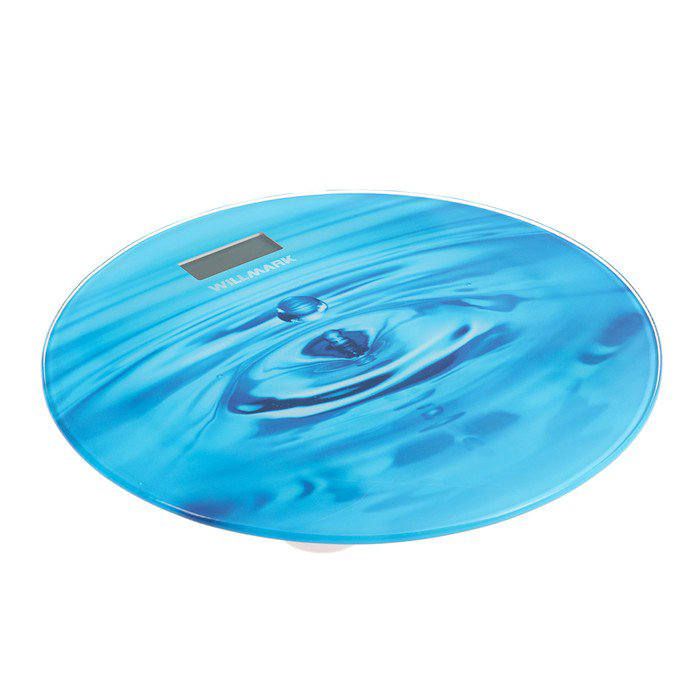Весы напольные Willmark WBS-1809RD синие купить,NaN
