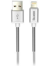 Кабель Olmio HD Lightning USB 2.0 1.2м белый