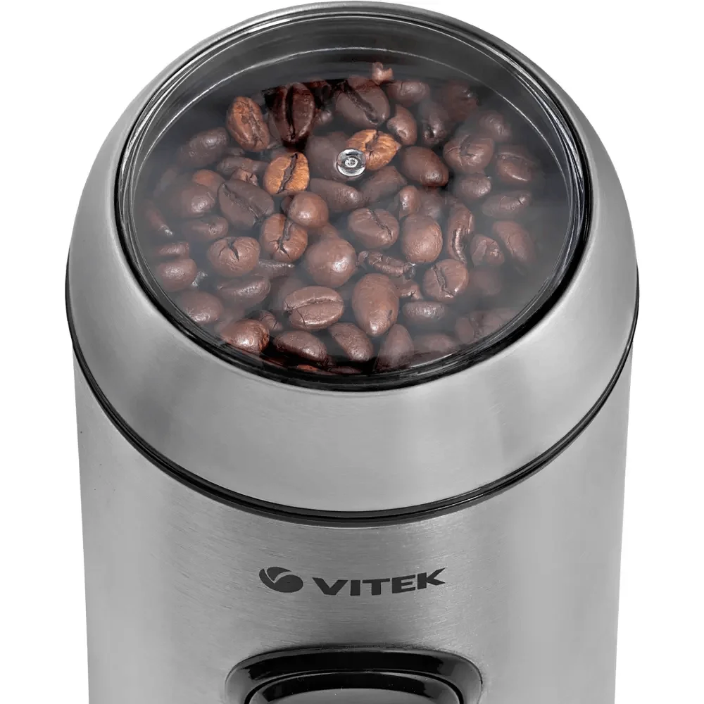 Кофемолка VITEK VT-7123 серебристая  купить,13990