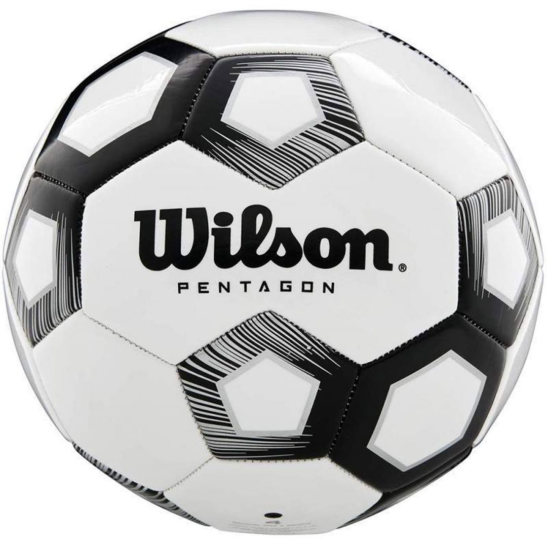 Мяч футбольный Wilson Pentagon 5 черно-белый купить,NaN